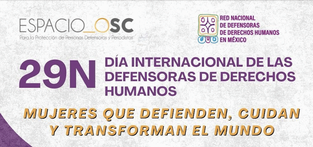 Mujeres que defienden, cuidan y transforman el mundo: Día Internacional de las Mujeres Defensoras