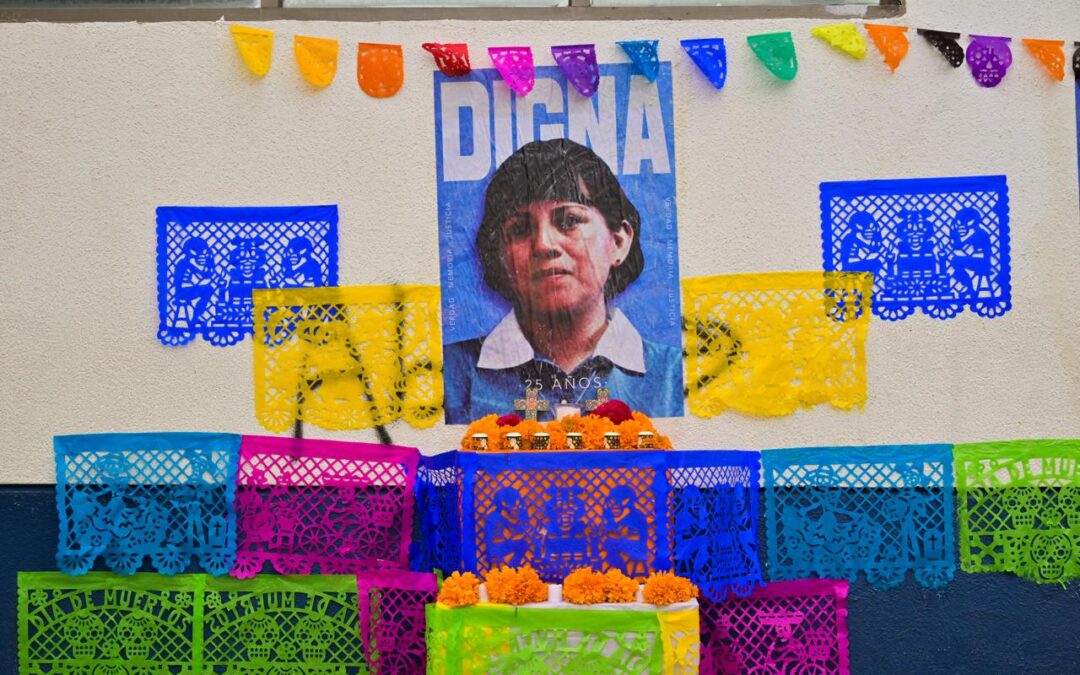 BOLETÍN DE PRENSA – A 25 años del asesinato de Digna Ochoa, organizaciones exigieron justicia frente a la Fiscalía de la Ciudad de México